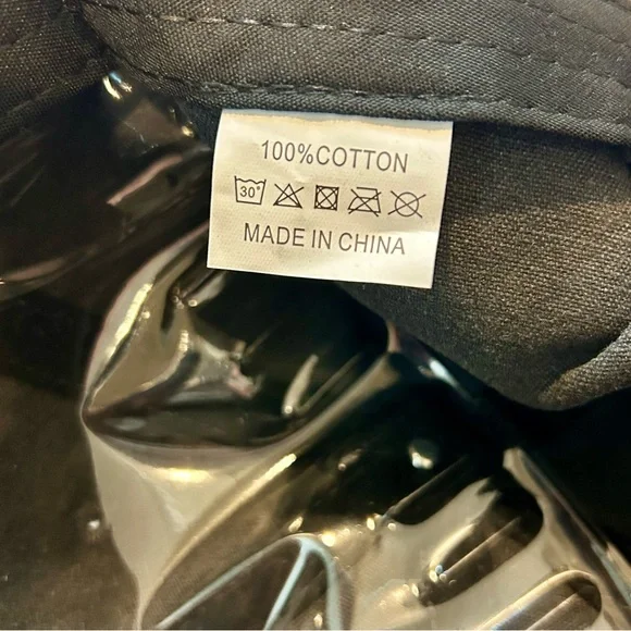 Salty Embroidered Vintage Washed Cotton Baseball Cap Hat Black White New - Picture 6 of 6